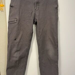 Weatherproof Men's Charcoal Cargo Dad work Pants Costco cool Pizza eater painter